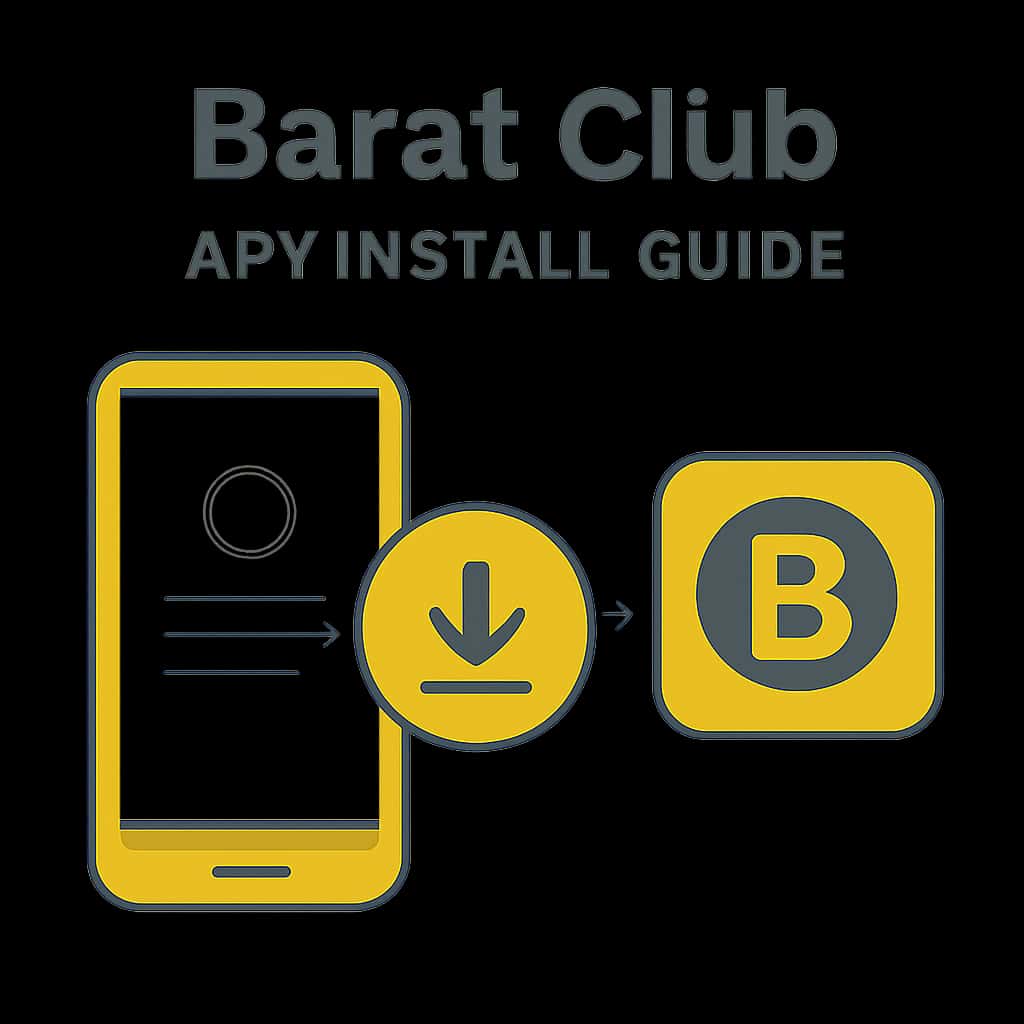 Illustration for the Barat Club APK Install Guide.