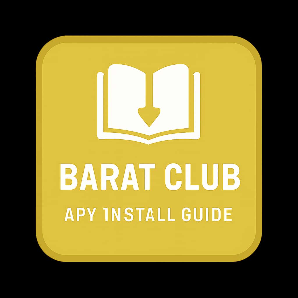 Icon representing Barat Club APK Install Guide.