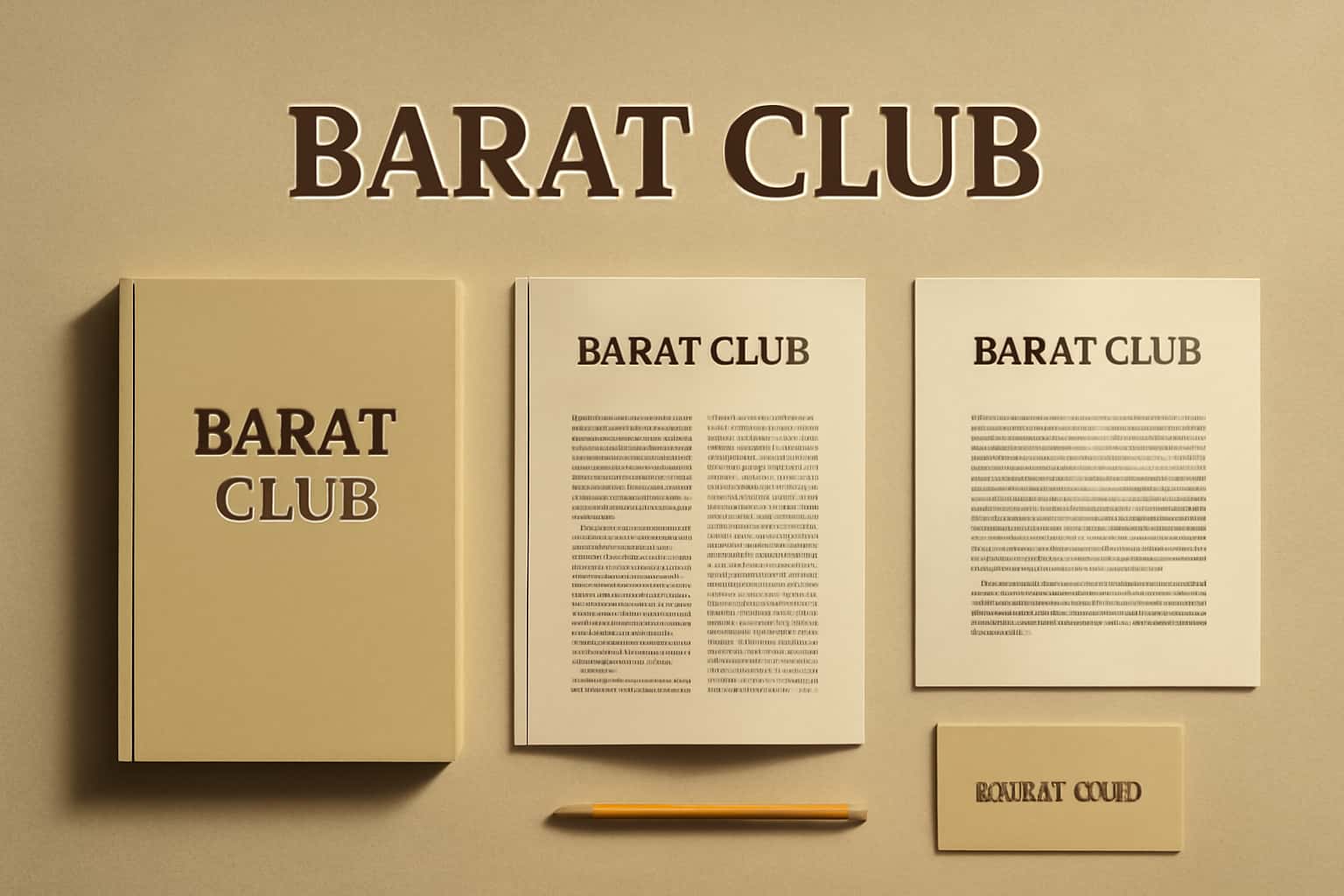 An informative representation of Barat Club Guides with a sleek design.