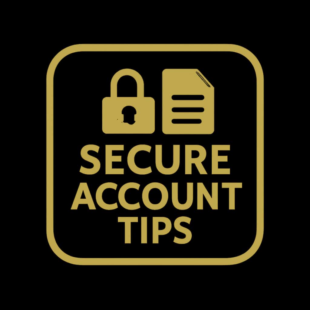 A professional badge symbolizing Secure Barat Club Account Tips.