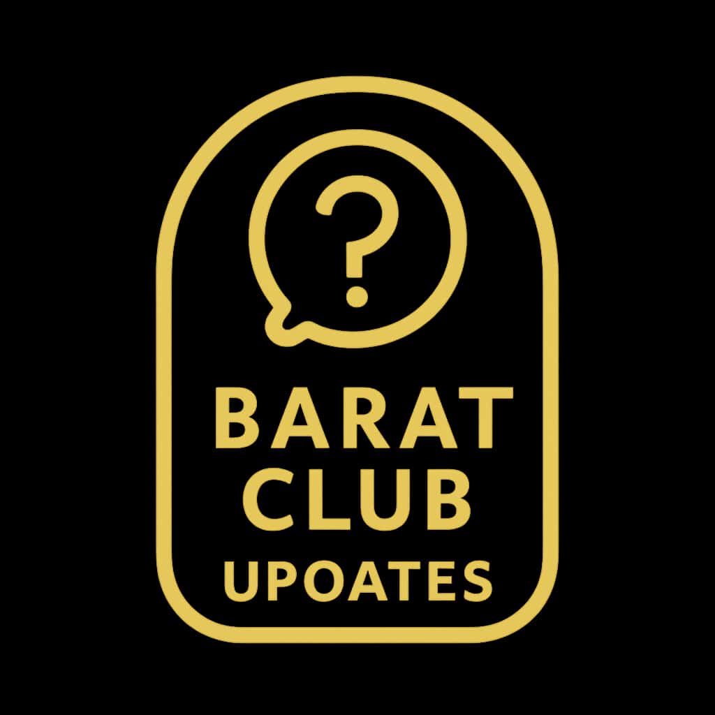 Icon indicating Barat Club updates with a sleek design.
